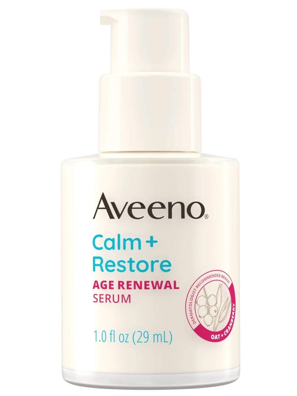Aveeno Calm + Restore Age Renewal Serum 1oz